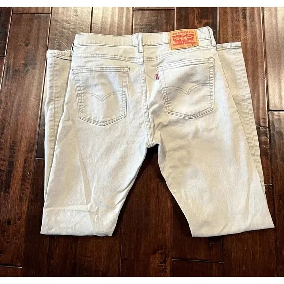 Levi’s Mens Khaki Jeans Denim- size 31 - Picture 3 of 7